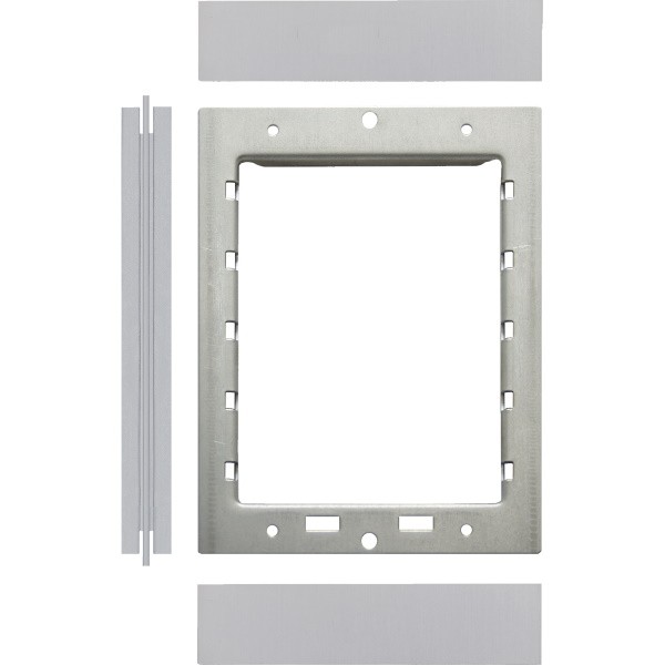 N6011/AL Frontsystem Nexa Aluminium / Horizontales Zusatzmodul