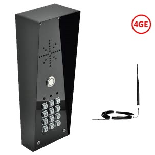 AES 4G/LTE Audio Sprechstelle Aufputz / mit Codeeingabe, anthrazit