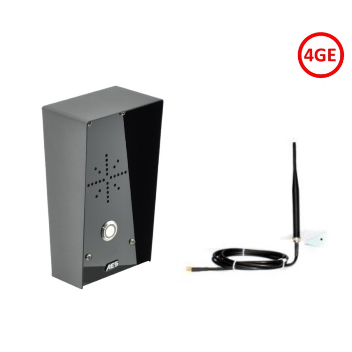 AES 4G/LTE Audio Sprechstelle Aufputz, anthrazit