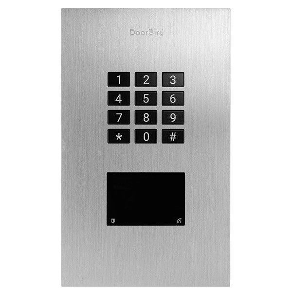 DoorBird IP Zutrittskontrollsystem A1121-R Retrofit, Edelstahl V2A, gebürstet
