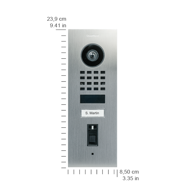 Doorbird D1101FV Unterputz Fingerprint 50 Netzwerk-Video-Sprechanlage (WLAN oder LAN)