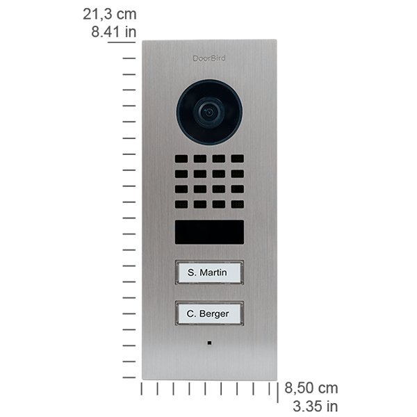 Doorbird Unterputz D1102V Unterputz Netzwerk-Video-Sprechanlage (WLAN oder LAN)