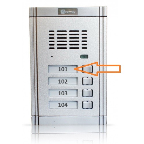 Namensschild Genway WL-02 (Audioanlage und Videoanlage) / Preis für ein Namensschild