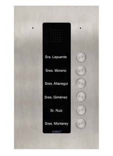 PDA106S - Alea Entrance Panel - Audio with 6 push-buttons