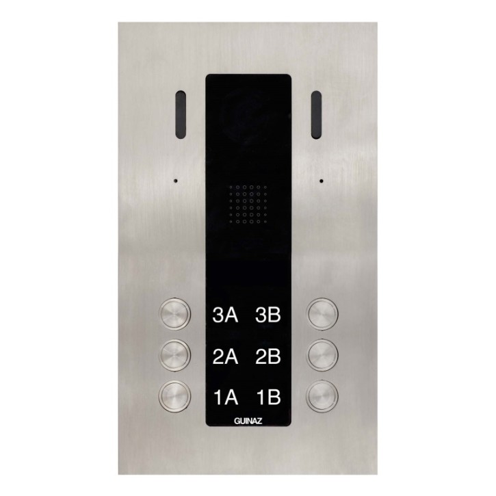 PDV506 Alea Video-Türstelle mit sechs Klingeltasten