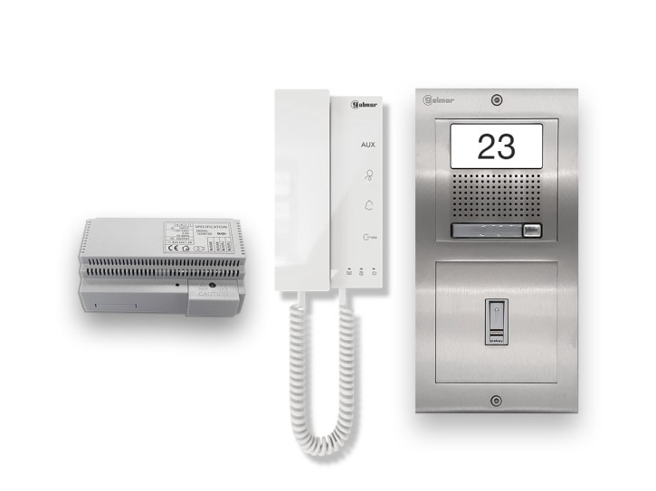 SET Golmar NX-A1-E H Einfamilienset für Ekey-Fingerprint Unterputz