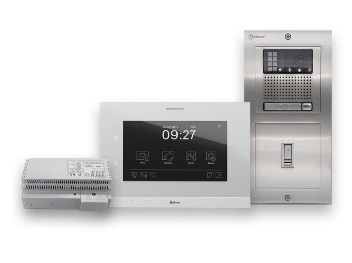 SET NX-K1-E / ART 7 Einfamilienset Unterputz / vorbereitet für E-Key Fingerprint