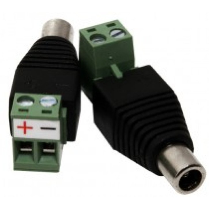 Strom-Adapter DC-Buchse für Strom und Überwachungskameras (5,5mm)